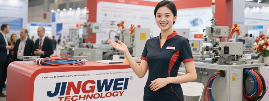 신뢰할 수 있는 자동 케이블 코일링 및 묶음 솔루션을 위한 트위스트 타이 기계.