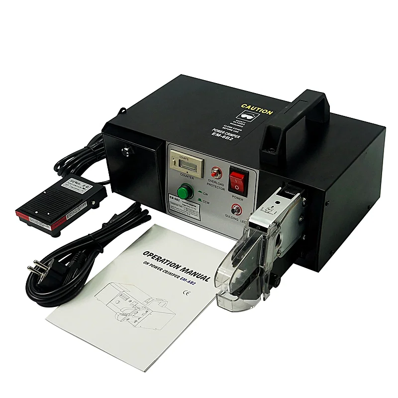 Crimp Tools Variety Of Terminals Equipped Electrical Type Terminal Crimping Machine EM-6B1 EM-6B2, Terminal Crimping, Cable Crimping Terminal, Crimping Machine 압착 도구 다양한 단자 장착 전기식 단자 압착 기계 EM-6B1 EM-6B2, 단자 압착, 케이블 압착 단자, 압착 기계
