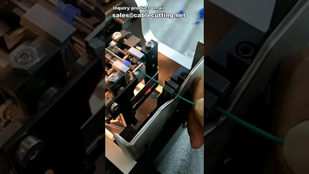 방수 와이어 씰 삽입 및 압착 기계 | 고효율 산업용 와이어 씰링 장비