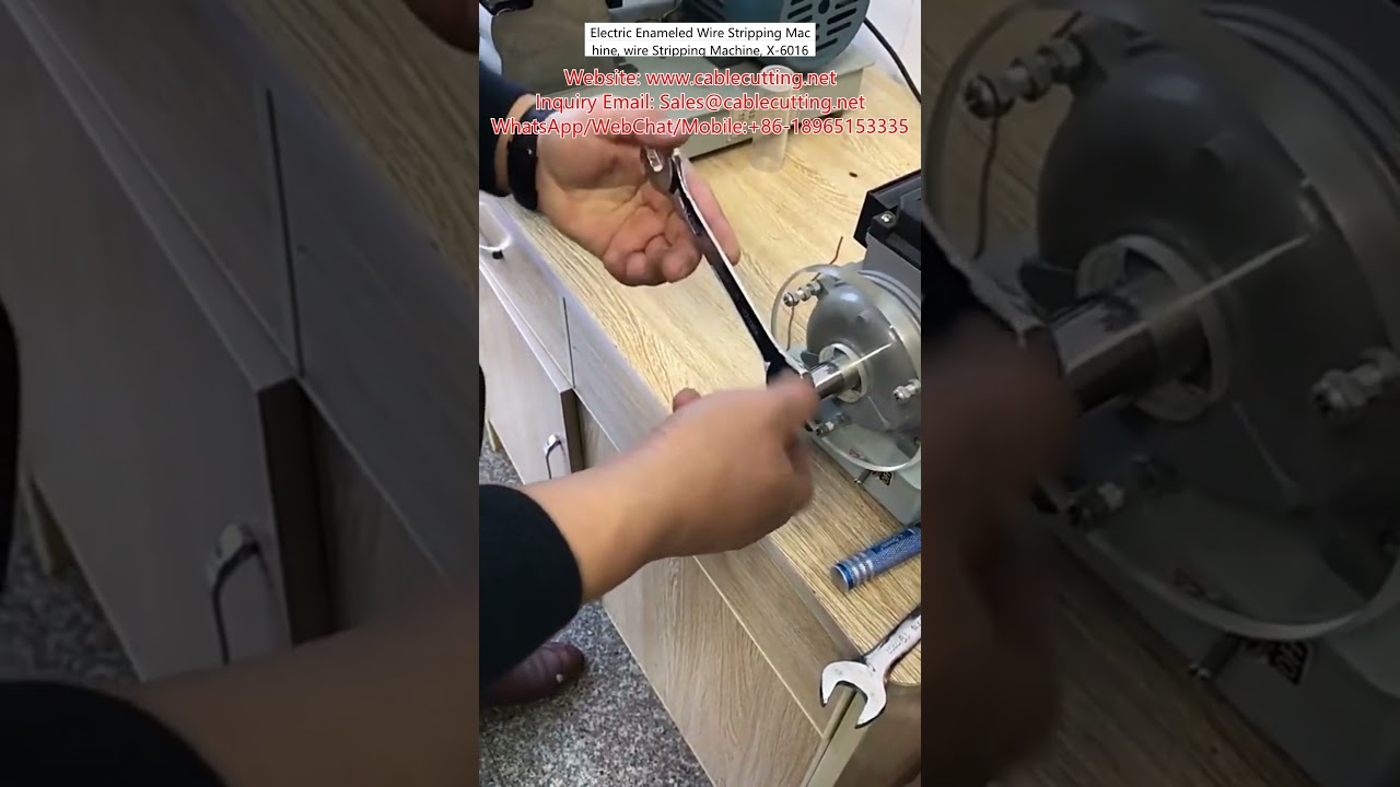 전동 에나멜선 피복 제거기, 와이어 스트리핑 머신, X 6016