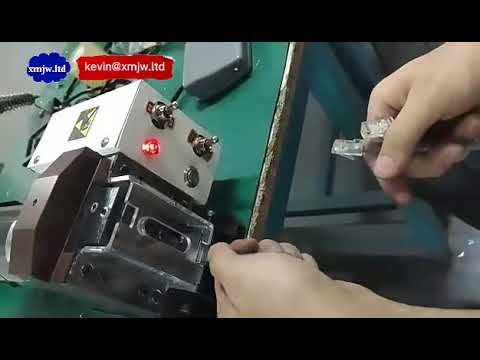 반자동 RJ45 압착기 미니 플러그 Cat4 RG45 케이블 압착 도구