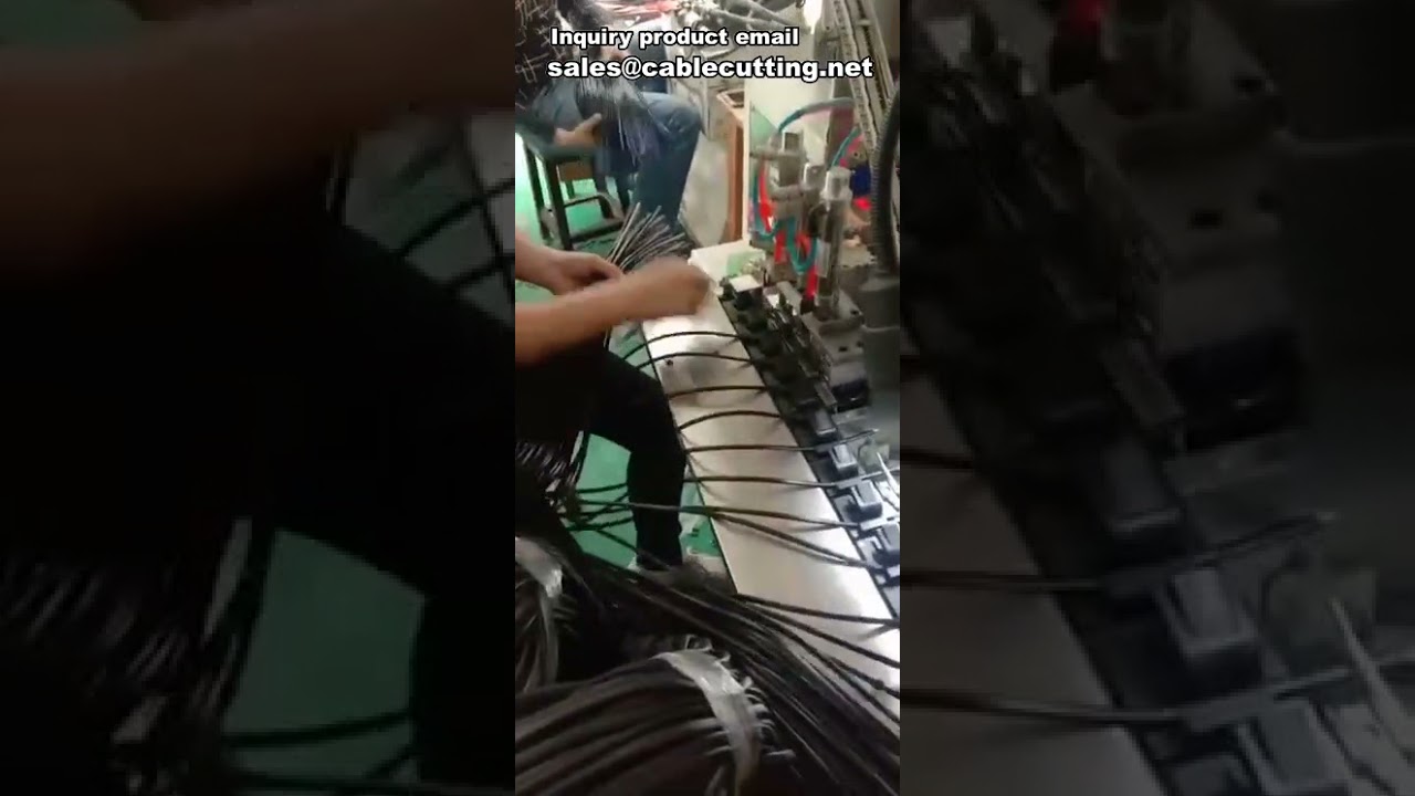 자동 트레일러 플러그 터미널 크림핑 머신 | 플라스틱 플러그 단자 압착기