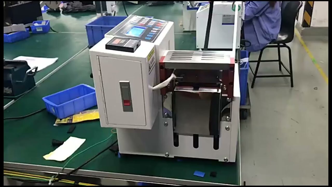 나일론 벨트 원단 파이핑 스트링 롤 절단기 | 광동 파이프 절단기