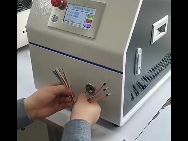 자동 절연 튜브 터미널 스트리핑 및 압착기 0.5-4.0mm², 사각 클램프