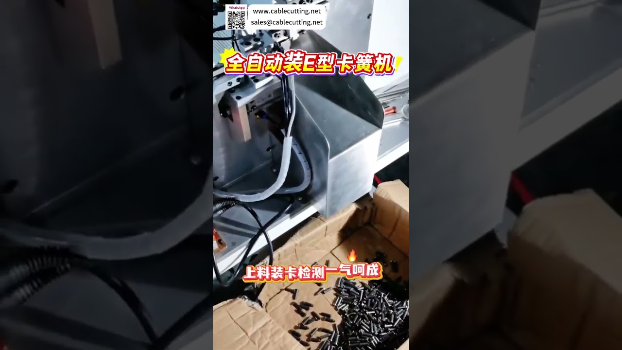 고효율 원가 절감을 실현한 완전 자동 E형 서클립 조립 장비