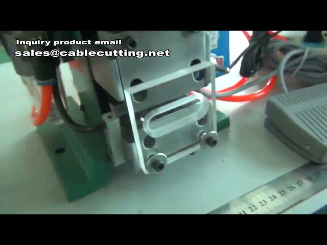 Vertical Type Semi-Automatic Wire Stripping and Peeling Machine