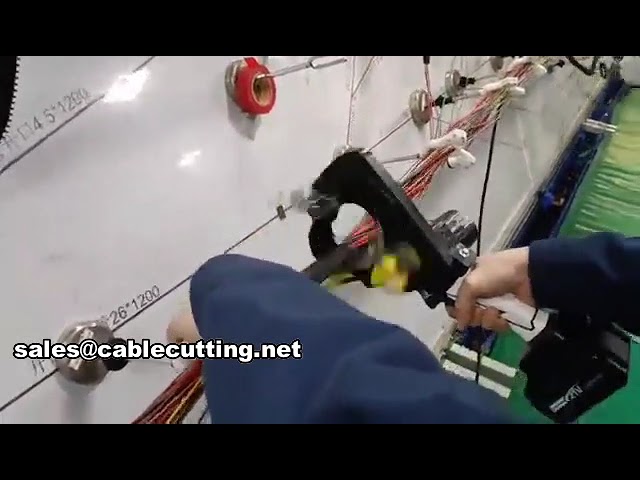 대용량 배터리 무선 핸드헬드 케이블 테이핑 머신 AT-101L