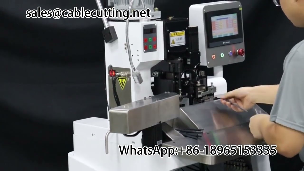 Multi-Core Sheathed Wire Stripping and Beating Machine for Harness Equipment