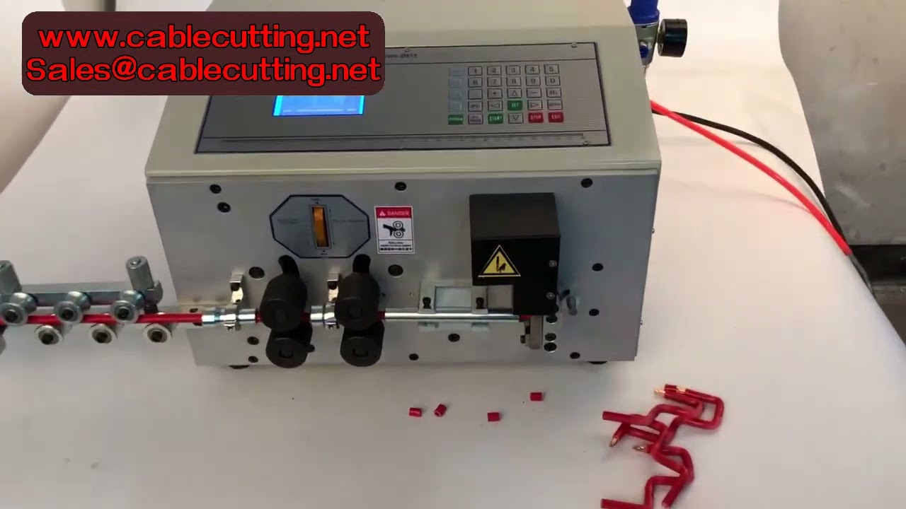 전선 피복 벗기기 및 절단 자동화 기계 | 0.1~4.5mm² 케이블 와이어 스트리퍼 커터