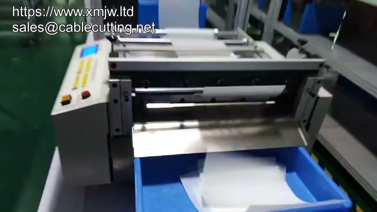 160mm x 1000mm 롤투시트 절단기 | 얇은 블레이드 슬리터 공장 자동화